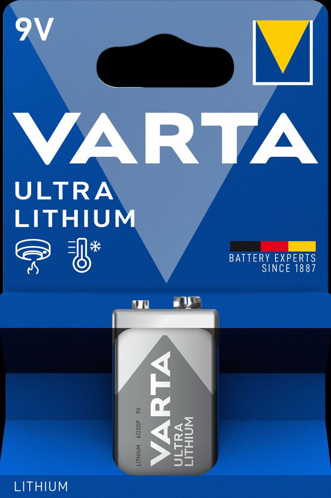 Batteri til 9V_Ultra_Lith