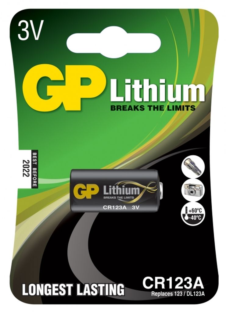 Batteri til CR123A CR123A_GP