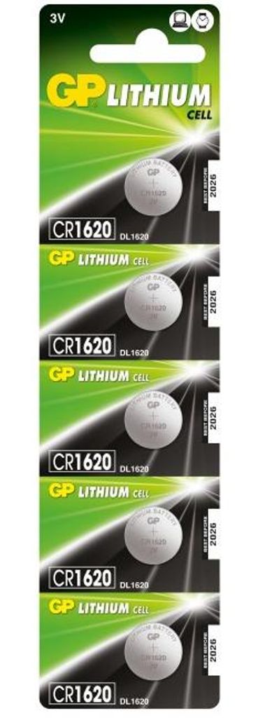 Batteri til CR1620_5GP