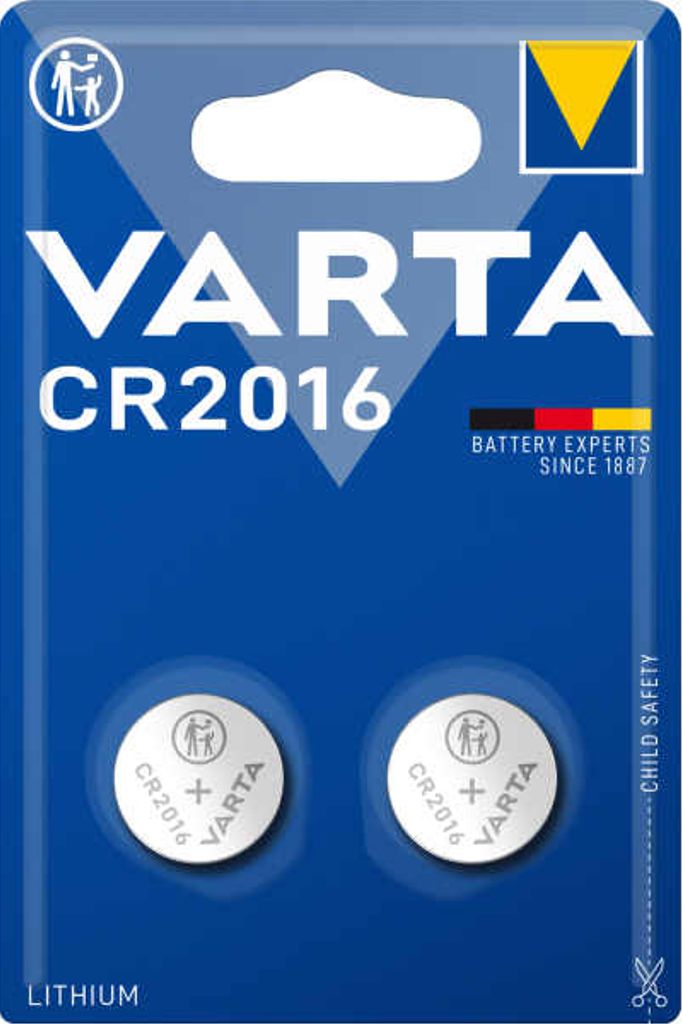 Batteri til CR2016 CR2016_VA_2P