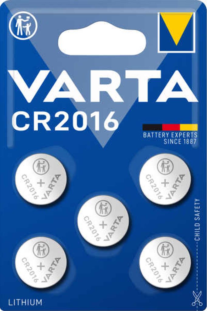 Batteri til CR2016 CR2016_VA_5P