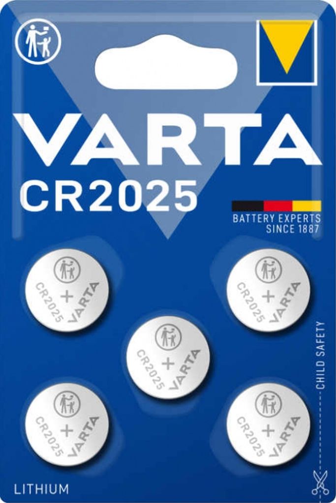 Batteri til CR2025 CR2025_VA_5P