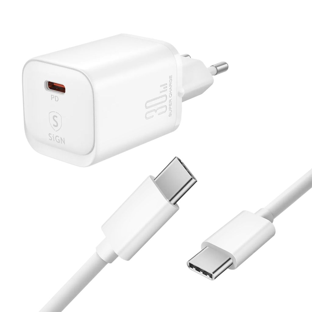 Lader til iPhone SN-USBC-S-30W-W