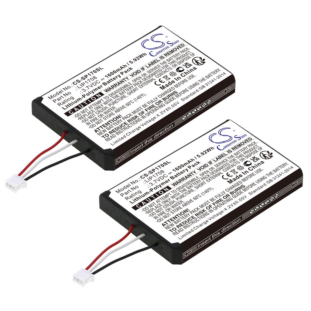 Batteri til Spillkonsollsbatteri SP170SL_2pack