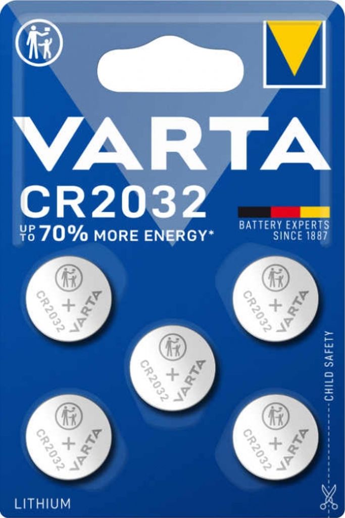 Batteri til CR2032 VA_CR2032_5P