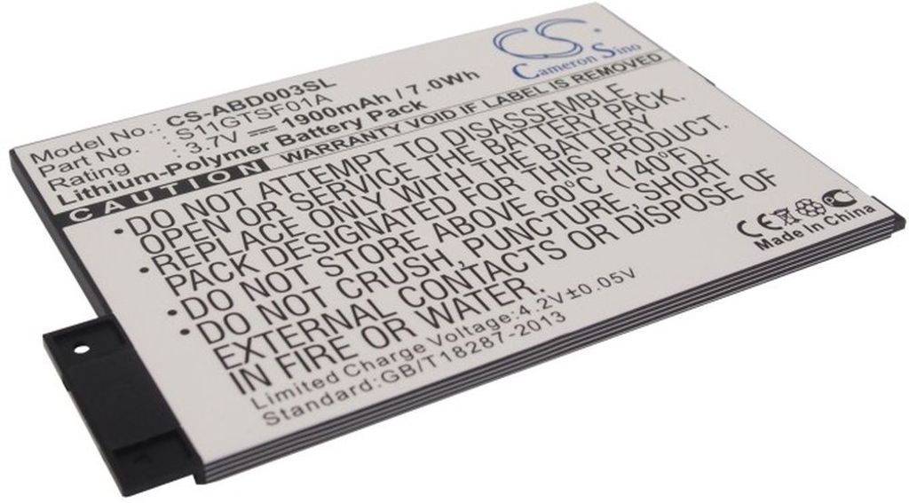 Batteri til Amazon S11GTSF01A,GP-S10-346392-0100,170-1032-01,170-1032-00 1900 mAh