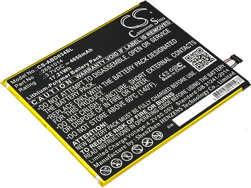 Batteri til Amazon 26S1014,58-000181,MC-31A0B8,58-000219 4650 mAh
