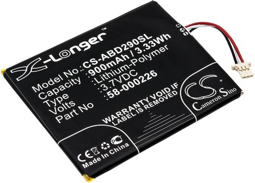 Batteri til Amazon 26S1019,58-000226 900 mAh