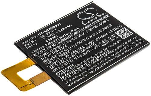 Batteri til Amazon 58-000117 240 mAh