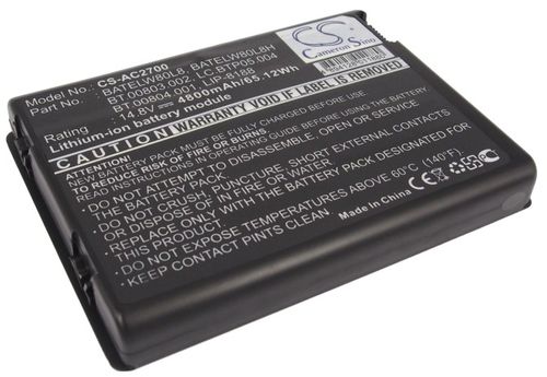 Batteri til Acer BATELW80L8,BATELW80L8H 4800 mAh