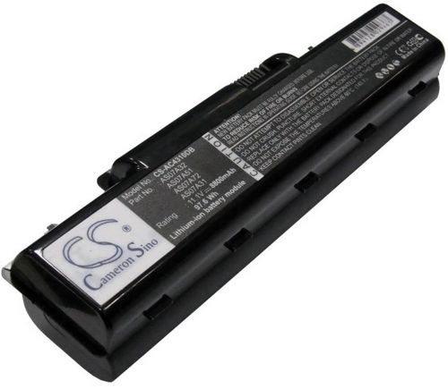 Batteri til Gateway AS07A32,AS07A51,AS07A72,AS07A31,AS07A41,AS07A42,AS07A52,BT.00603.036,BT.00604.022,BT.00605.018,BT.00 8800 mAh