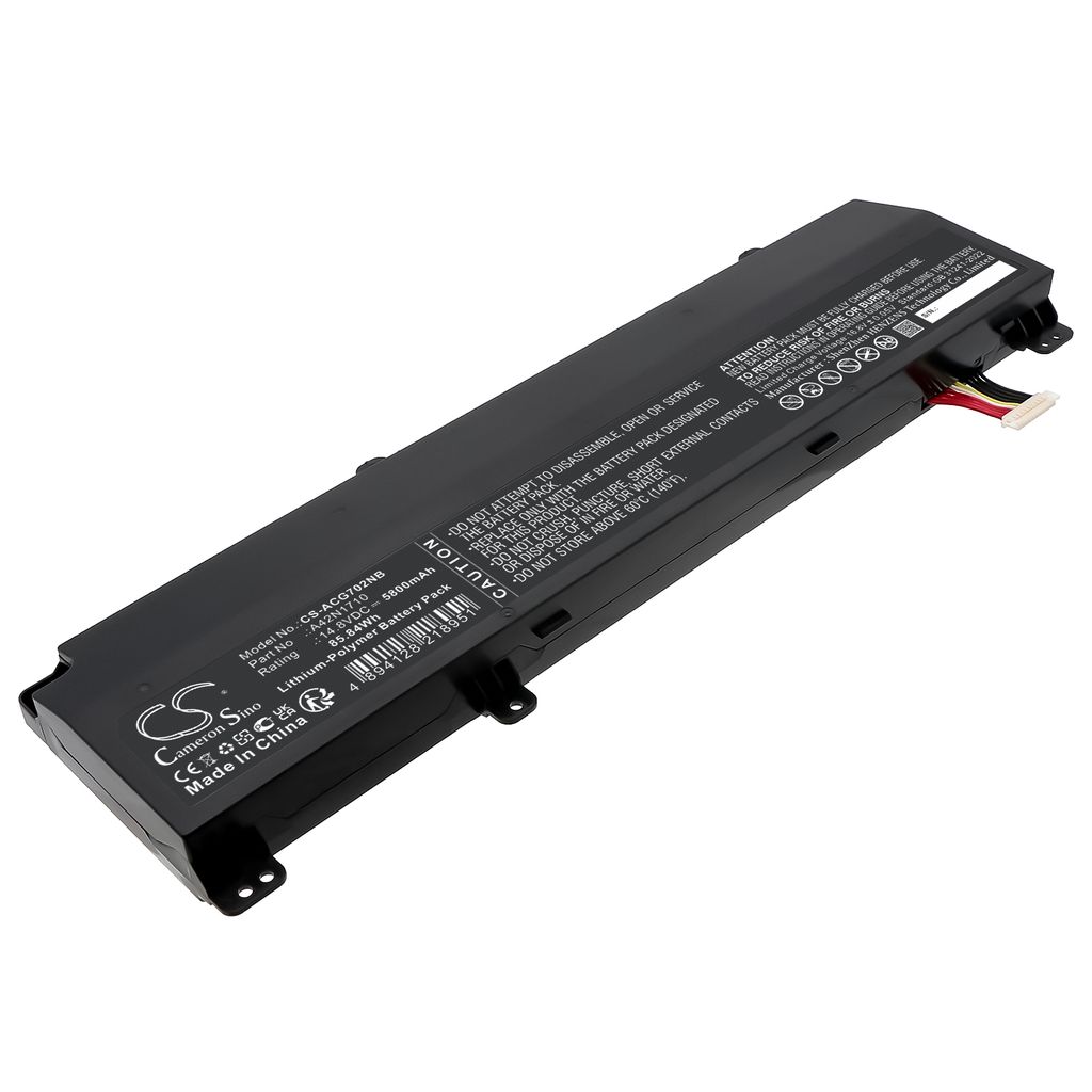 Batteri til Acer 0B110-00490000,A42LM5H,A42N1710 5800 mAh