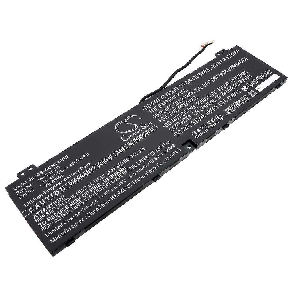 Batteri til Acer AP21B7Q,KT.00407.014 4900 mAh