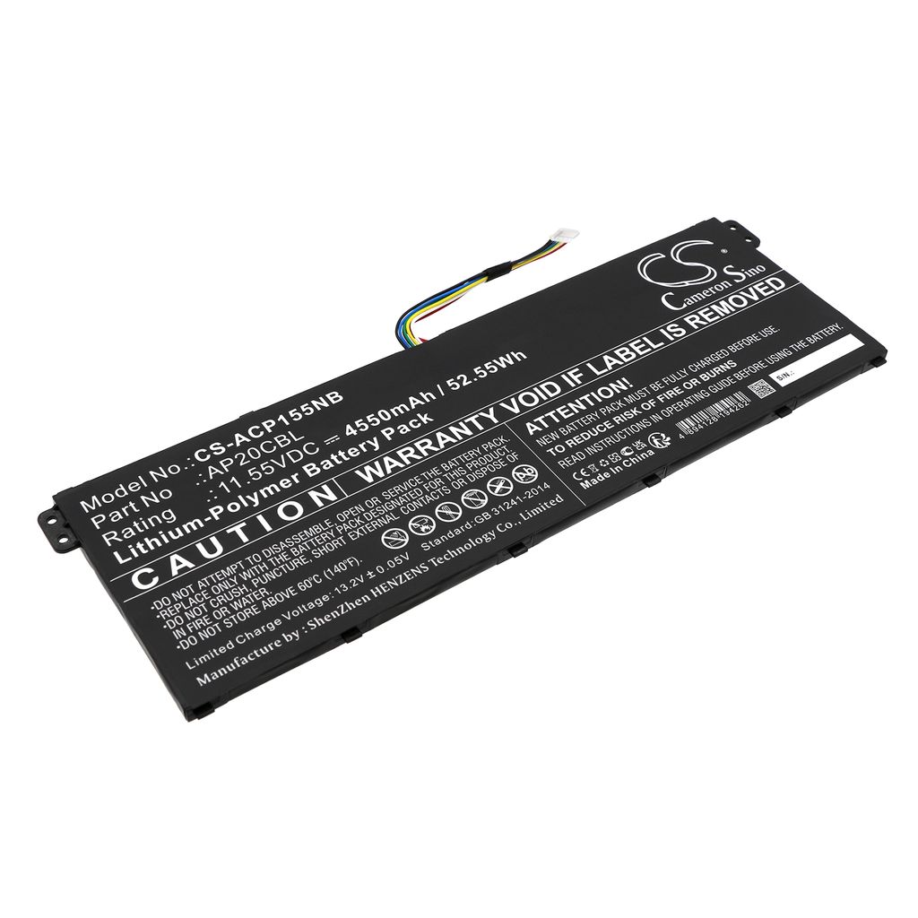 Batteri til Acer AP20CBL 4550 mAh