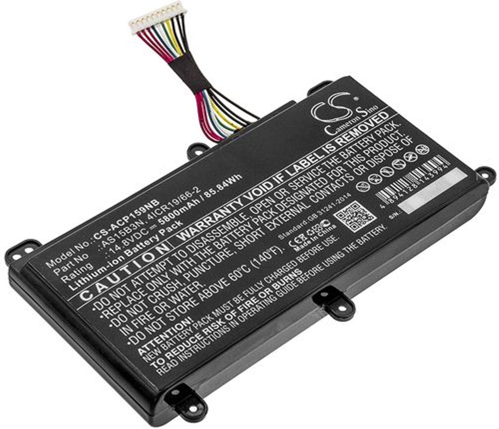 Batteri til Acer AS15B3N,KT.00803.004,4ICR19/66-2 5800 mAh