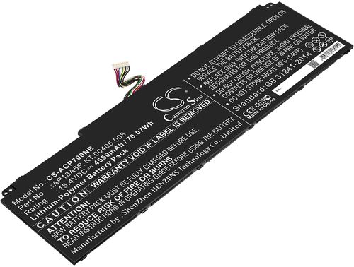 Batteri til Acer AP18A5P,KT.00405.008 4550 mAh