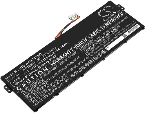 Batteri til Acer AP18K4K,KT.0030.4013 4100 mAh