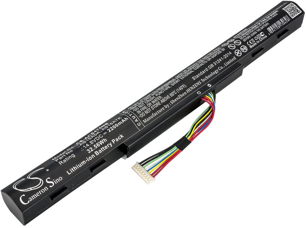 Batteri til Acer AS16A5K,AS16A7K,AS16A8K,KT.0040G.007 2200 mAh