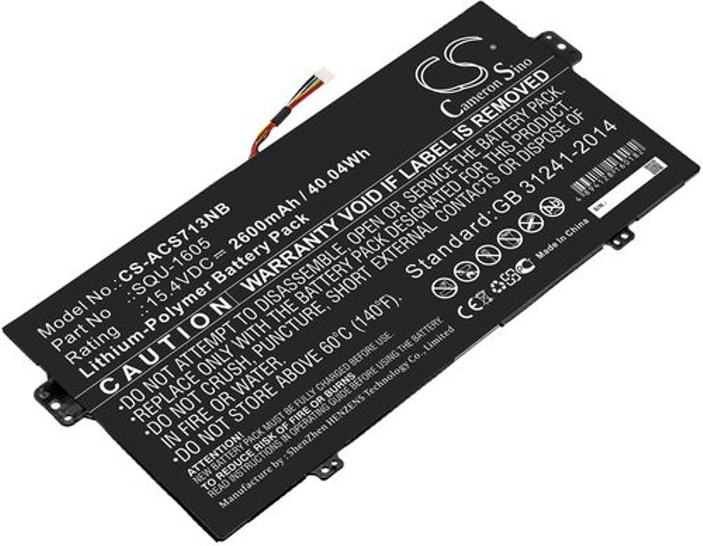 Batteri til Acer SQU-1605 2600 mAh