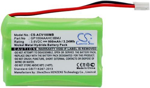 Batteri til Audioline GP100AAAHC3BMJ 900 mAh