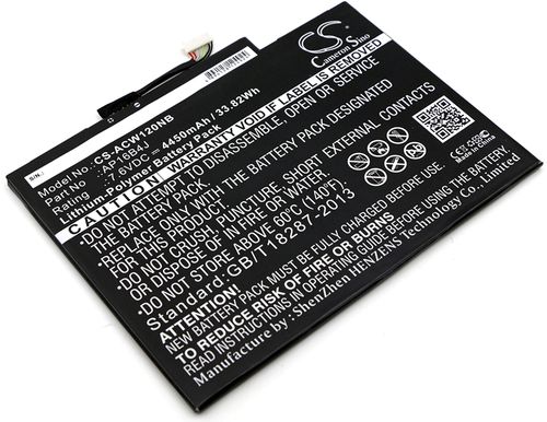 Batteri til Acer AP16B4J,KT.00204.003,NT.LCDAA.014,NT.LCDEK.002 4450 mAh