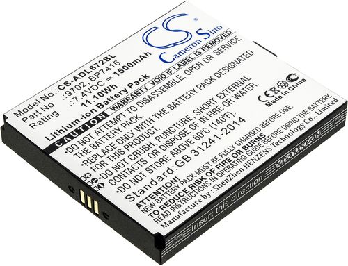 Batteri til Additel 9702,BP7416 1500 mAh