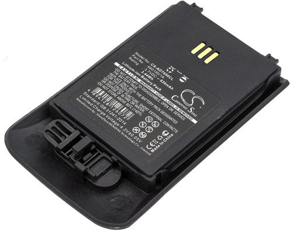 Batteri til Aastra 660190/1A,660190/R2B,660216/1B1 930 mAh