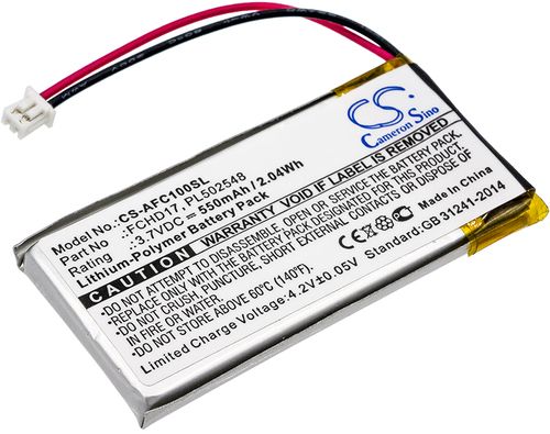 Batteri til ACME FCHD17,PL502548 (550mAh)