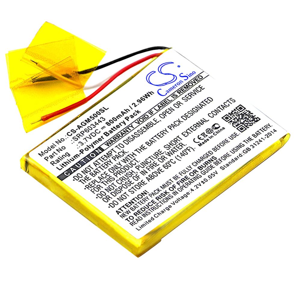 Batteri til Astro SRP603443 800 mAh