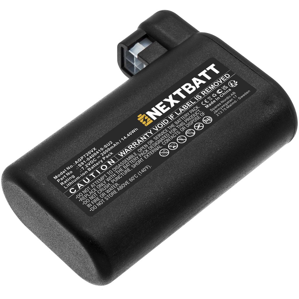 Batteri til AEG OSBP72LI,S91-0400410-SU2 2000 mAh