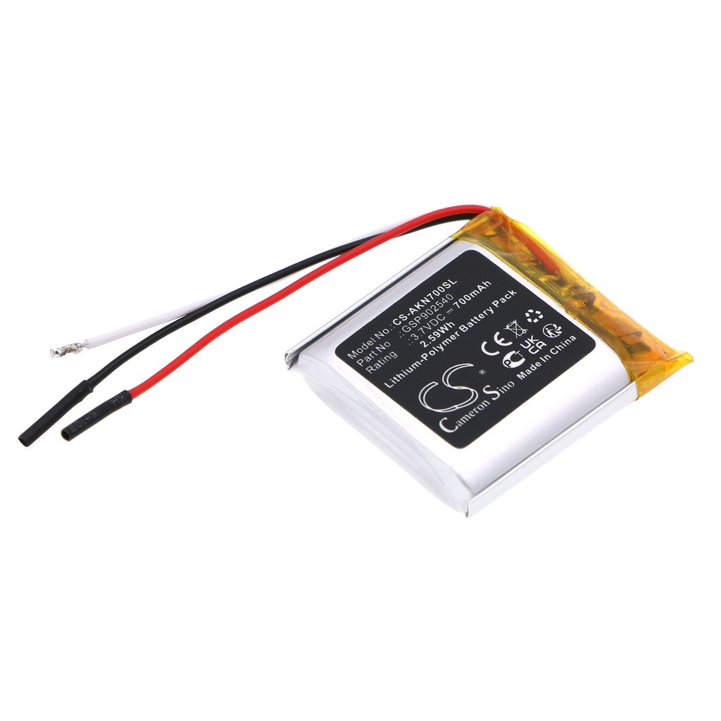 Batteri til AKG GSP902540 700 mAh