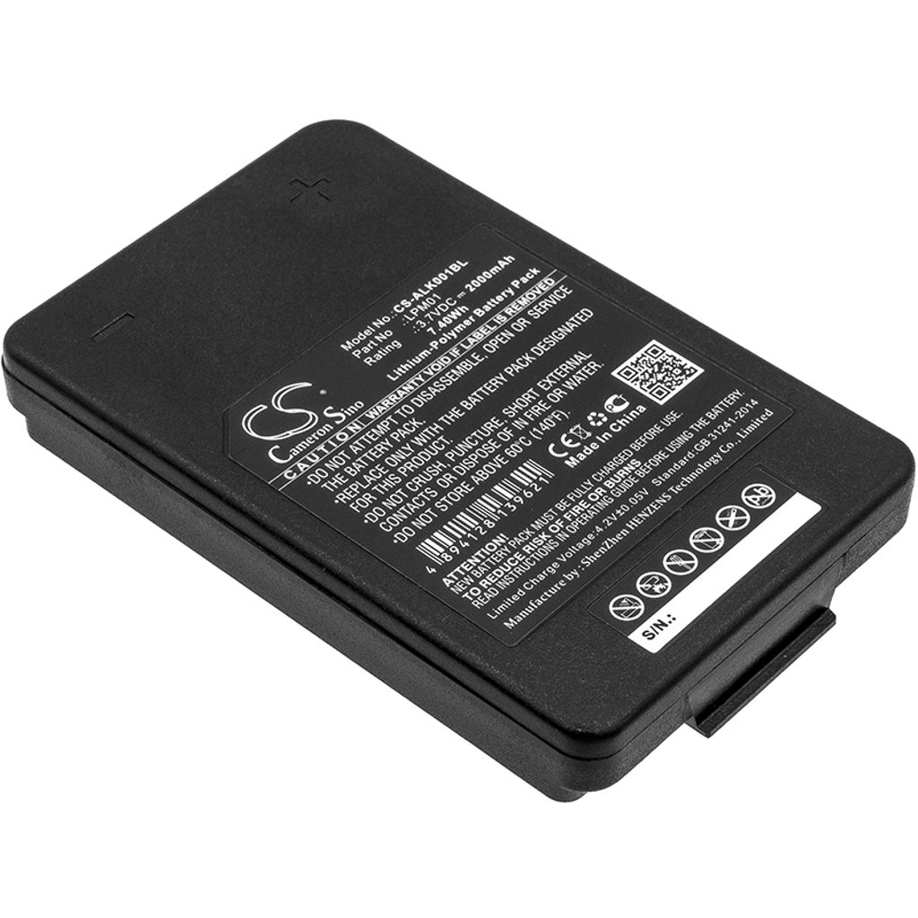 Batteri til Autec LPM01,R0BATT00E10A0,LPM01LI,LPM00LI 2000 mAh
