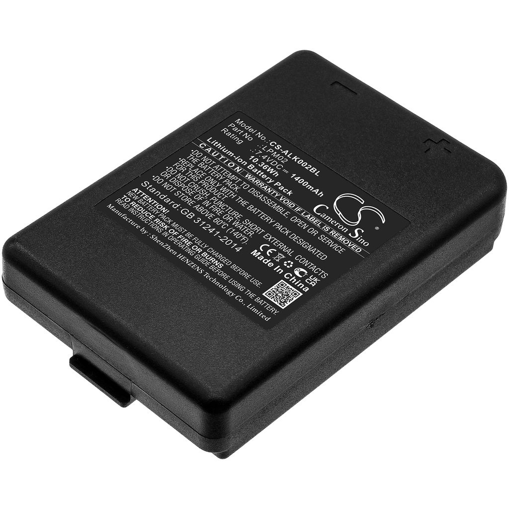 Batteri til Autec LPM02,R0BATT00E08A0 1400 mAh