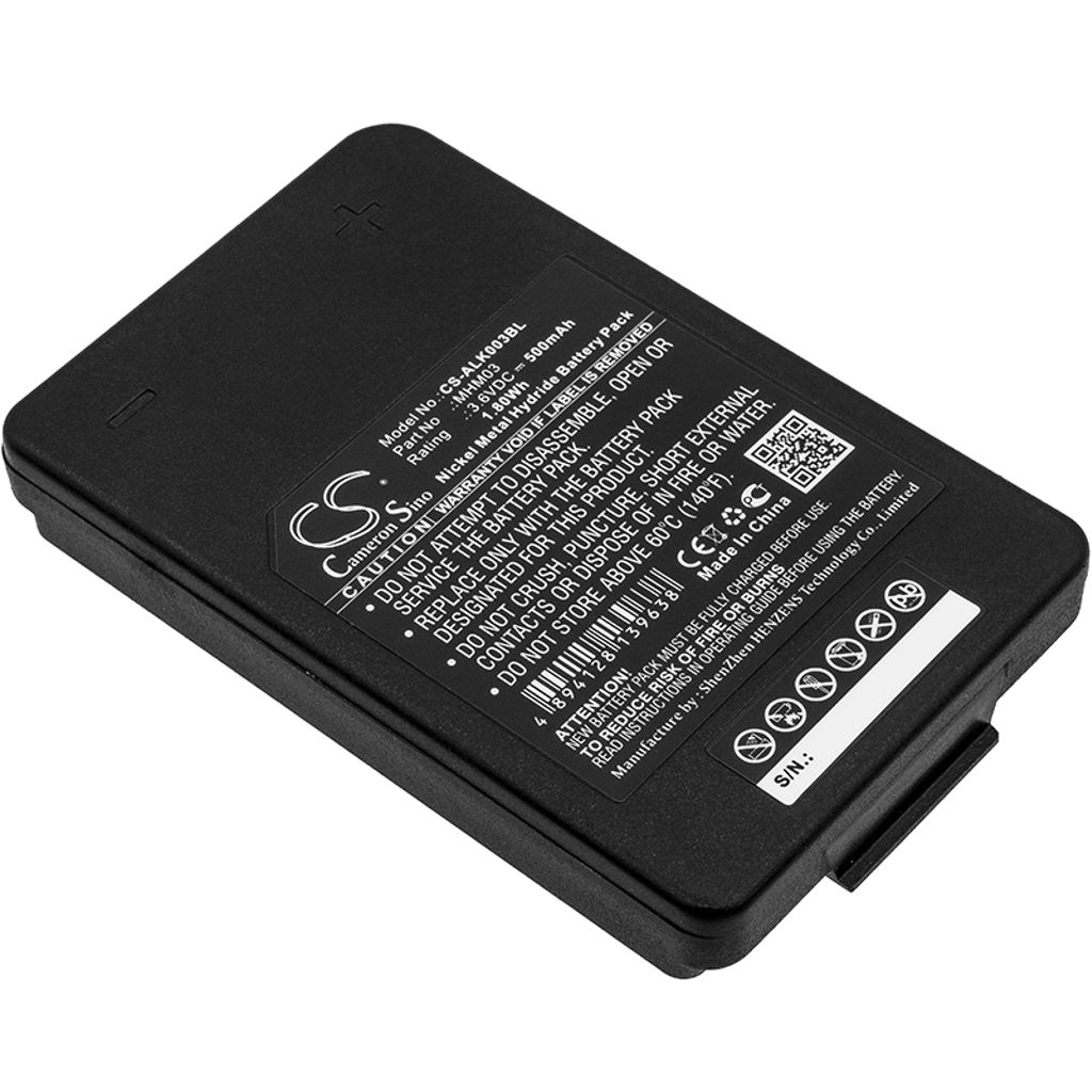 Batteri til Autec MHM03,R0BATT00E11A0 500 mAh