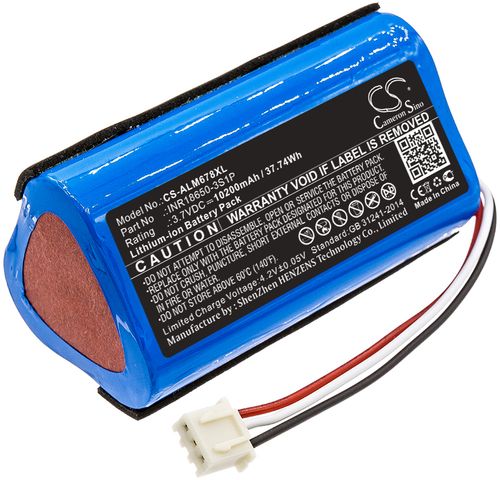 Batteri til Altec Lansing INR18650-3S1P 10200 mAh