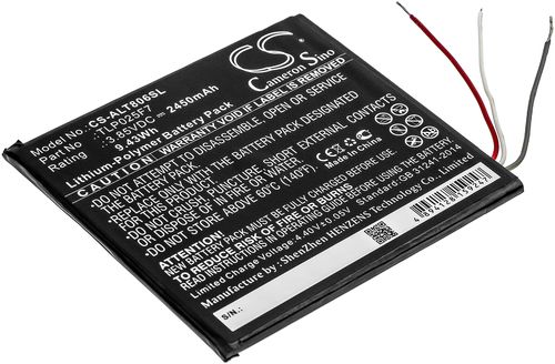 Batteri til Alcatel TLP025F7,TLP025FA,TLP025FC 2450 mAh
