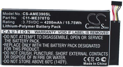 Batteri til Asus C11-ME370TG 4200 mAh