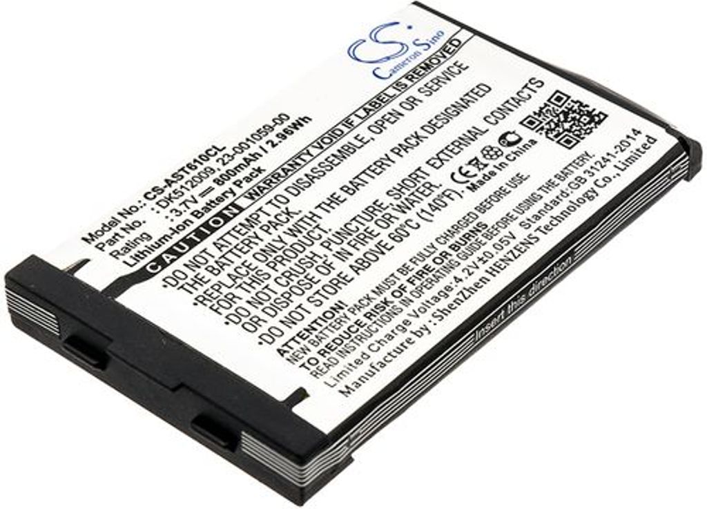 Batteri til Aastra DK512009,23-001059-00,A600ST1,23-001080-00 800 mAh