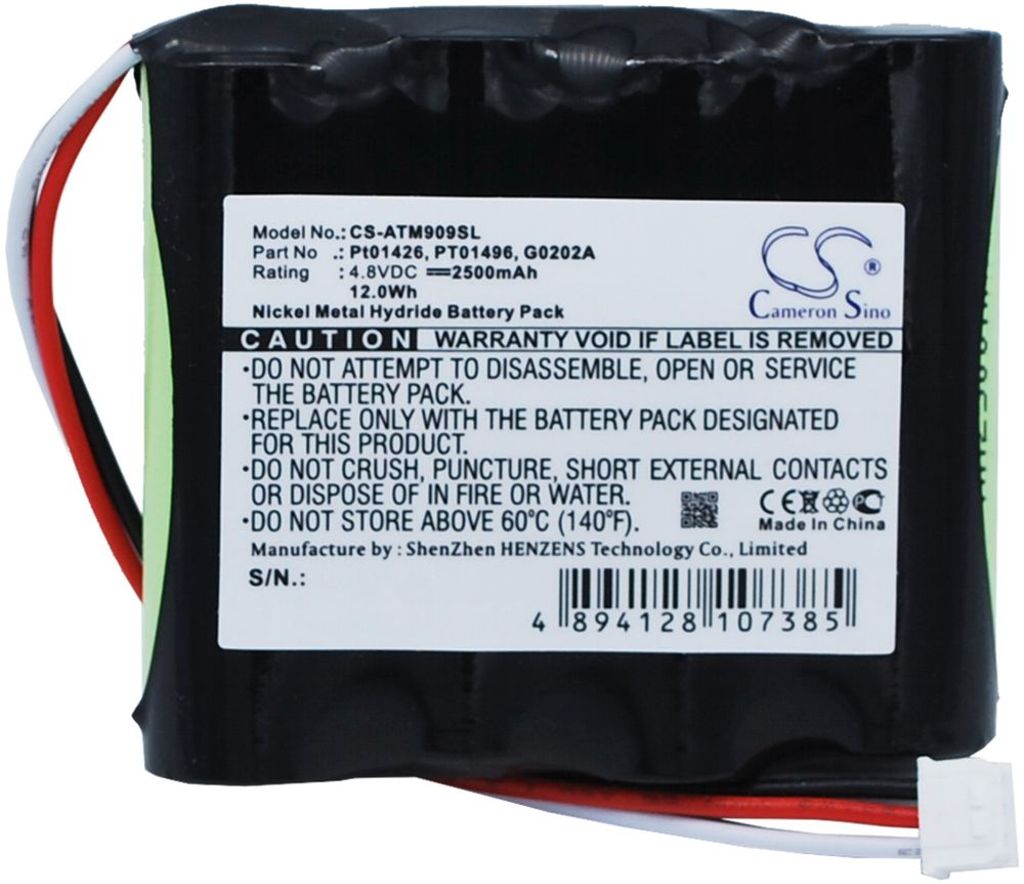 Batteri til Anritsu PT01426,G0202A,PT01496 2500 mAh