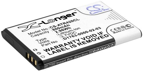Batteri til Aastra D1763-0000-02-03 800 mAh