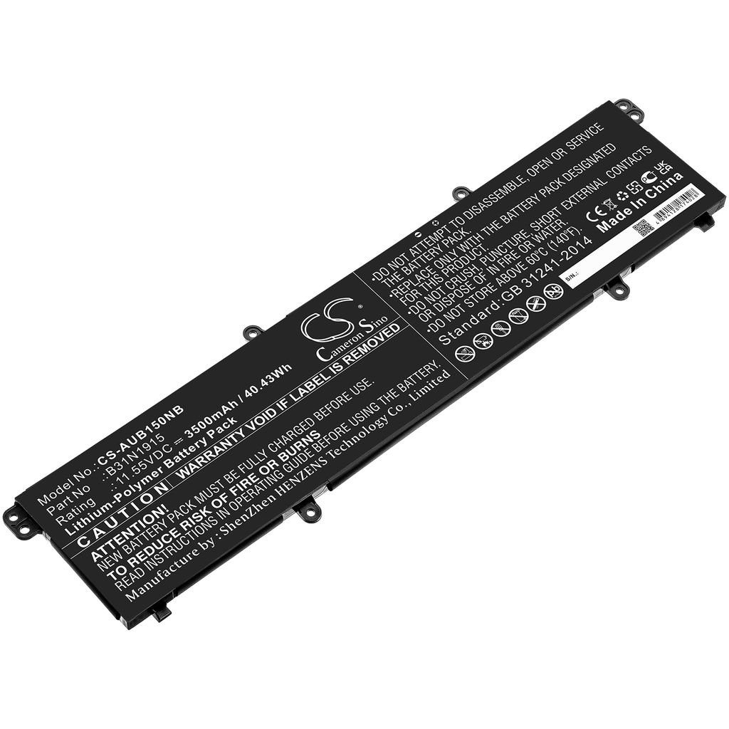 Batteri til Asus 0B200-03760000,B31N1915,C31N1915,C31N2015 3500 mAh