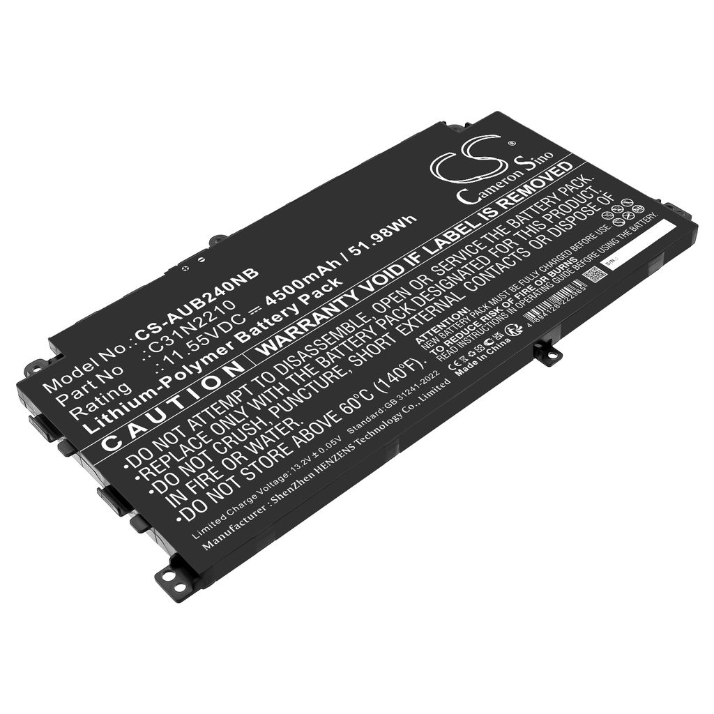Batteri til Asus 0B200-04370000,C31N2210 4500 mAh