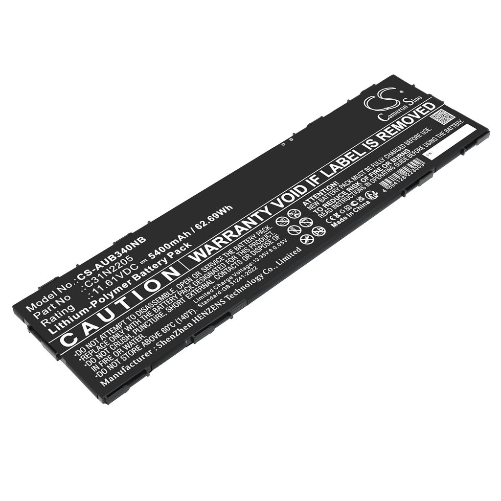 Batteri til Asus 0B200-04010000,0B200-04310000,C31N2205 5400 mAh