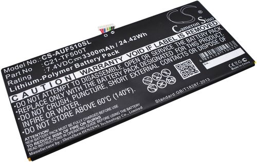 Batteri til Asus C21-TF500T 3300 mAh