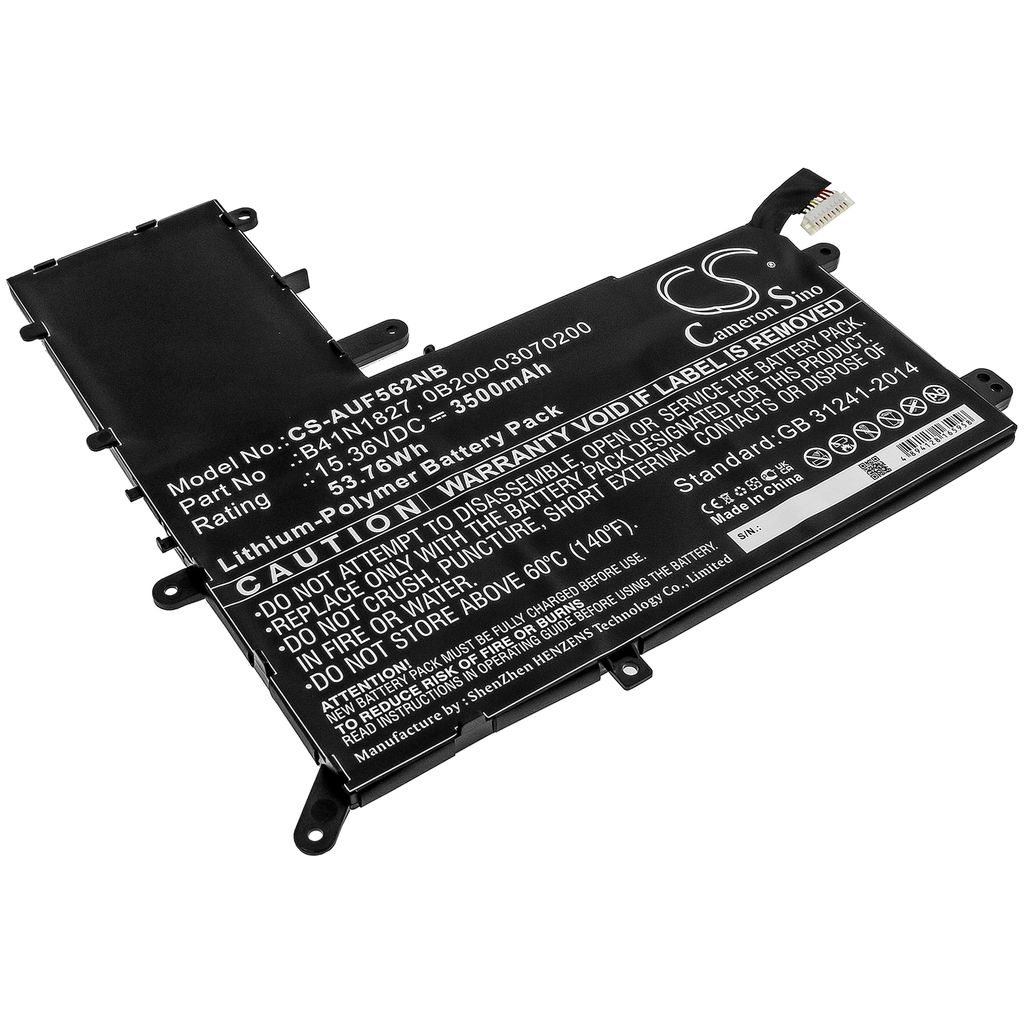 Batteri til Asus 0B200-03070200,B41N1827 3500 mAh