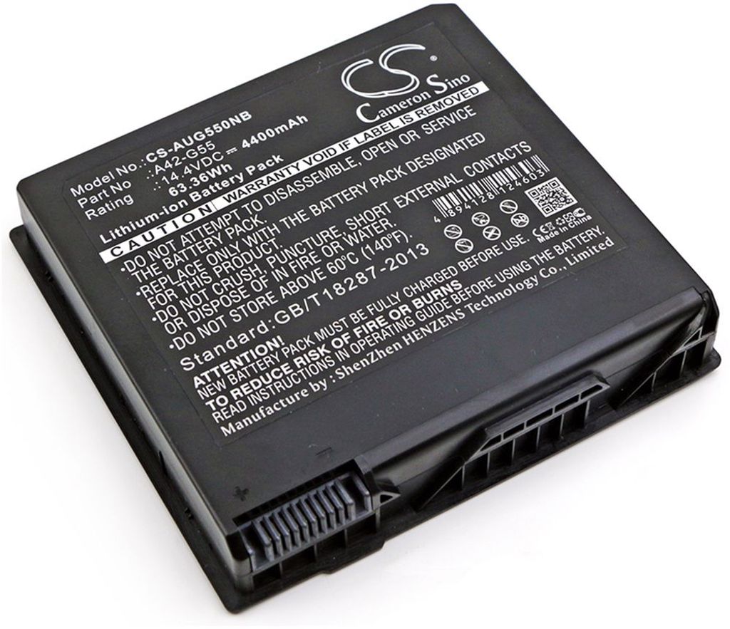Batteri til Asus A42-G55,0B110-00080000,B056R014-0037 4400 mAh