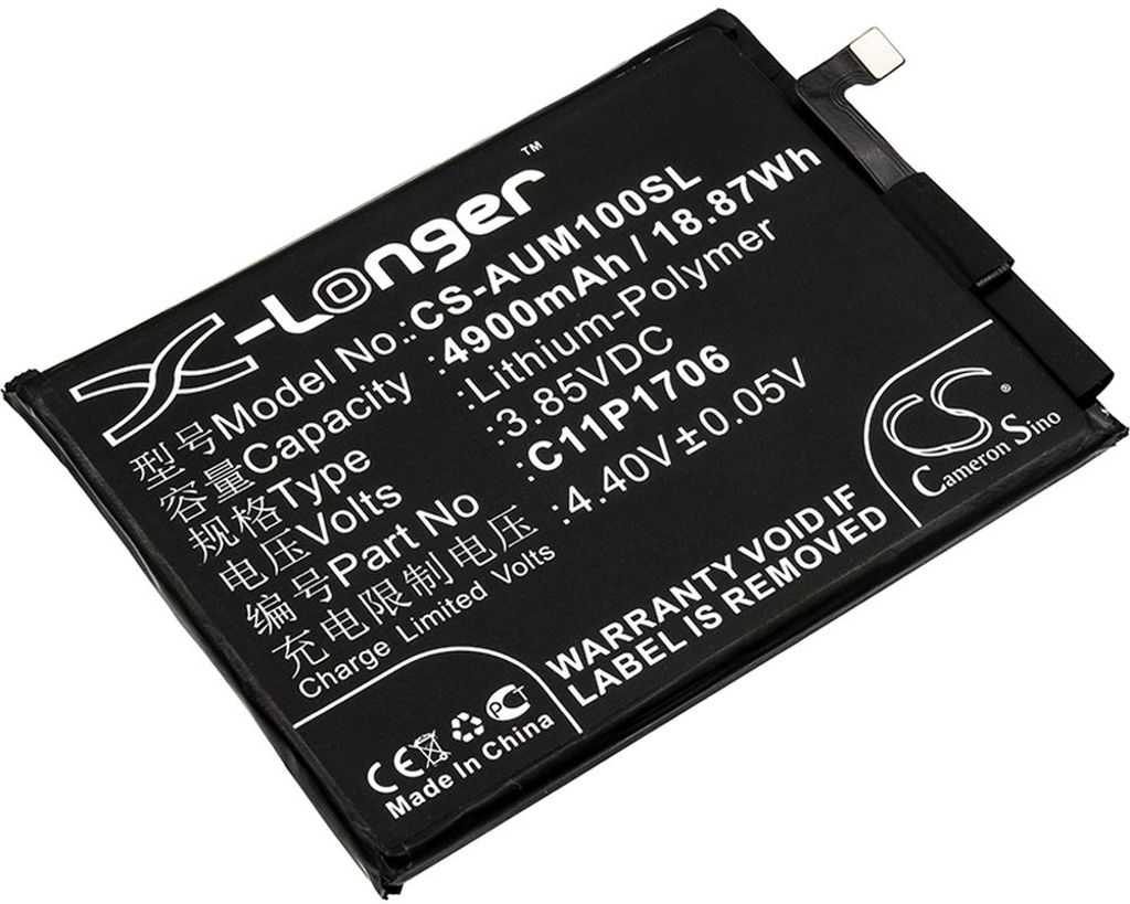 Batteri til Asus 0B200-02870200,C11P1706 (1ICP5/65/87) 4900 mAh