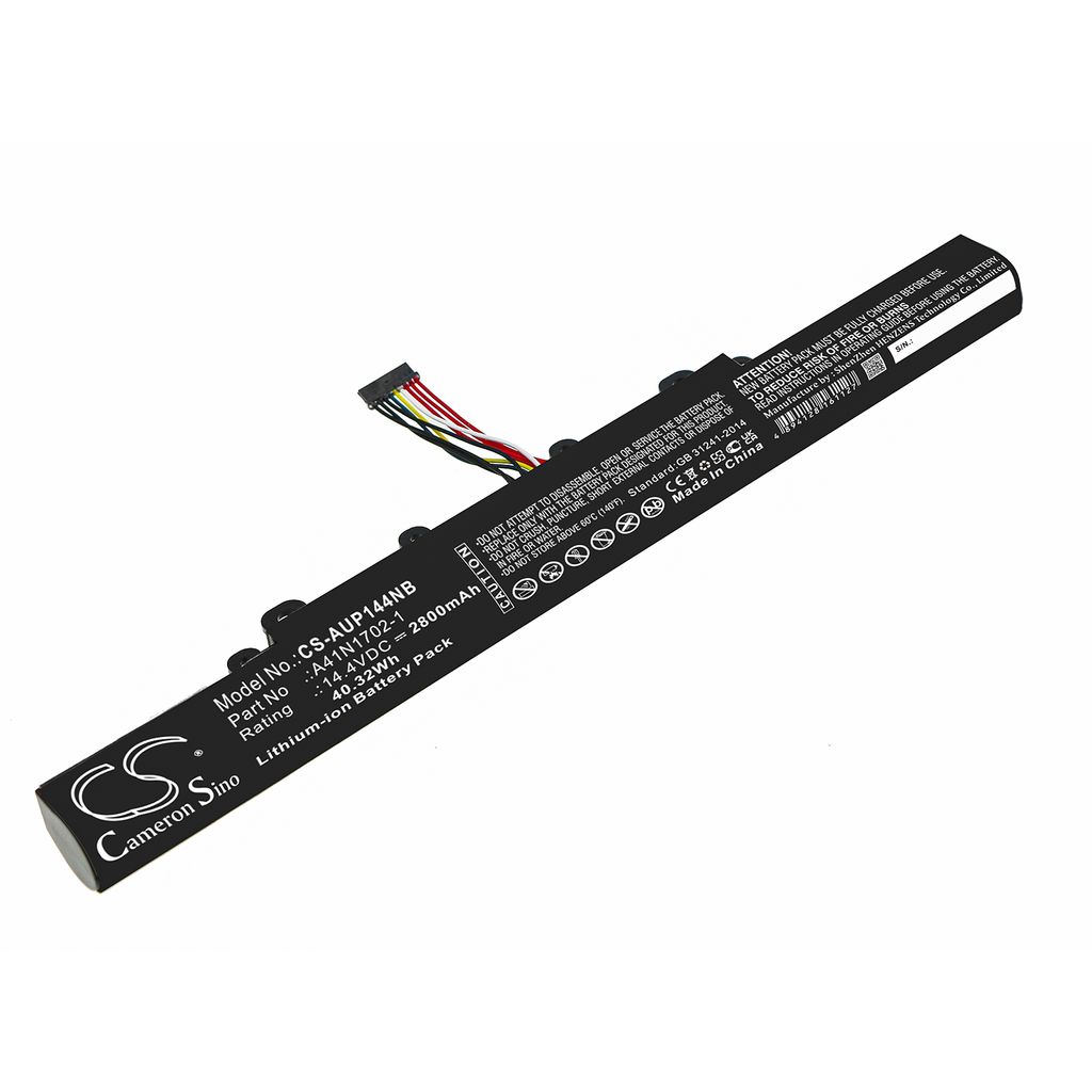 Batteri til Asus A41N1702-1,0B110-00480100 2800 mAh