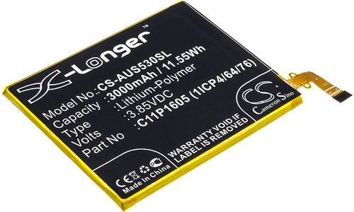 Batteri til Asus C11P1605 (1ICP4/64/76) 3000 mAh