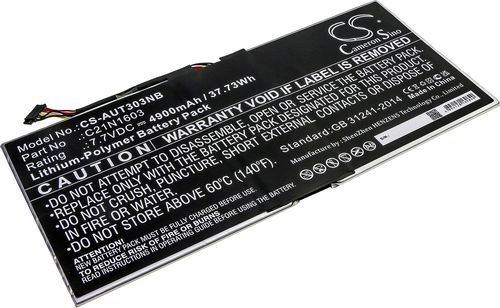 Batteri til Asus 0B200-02100100,0B200-02100200,0B200-02100300,C21N1603 4900 mAh
